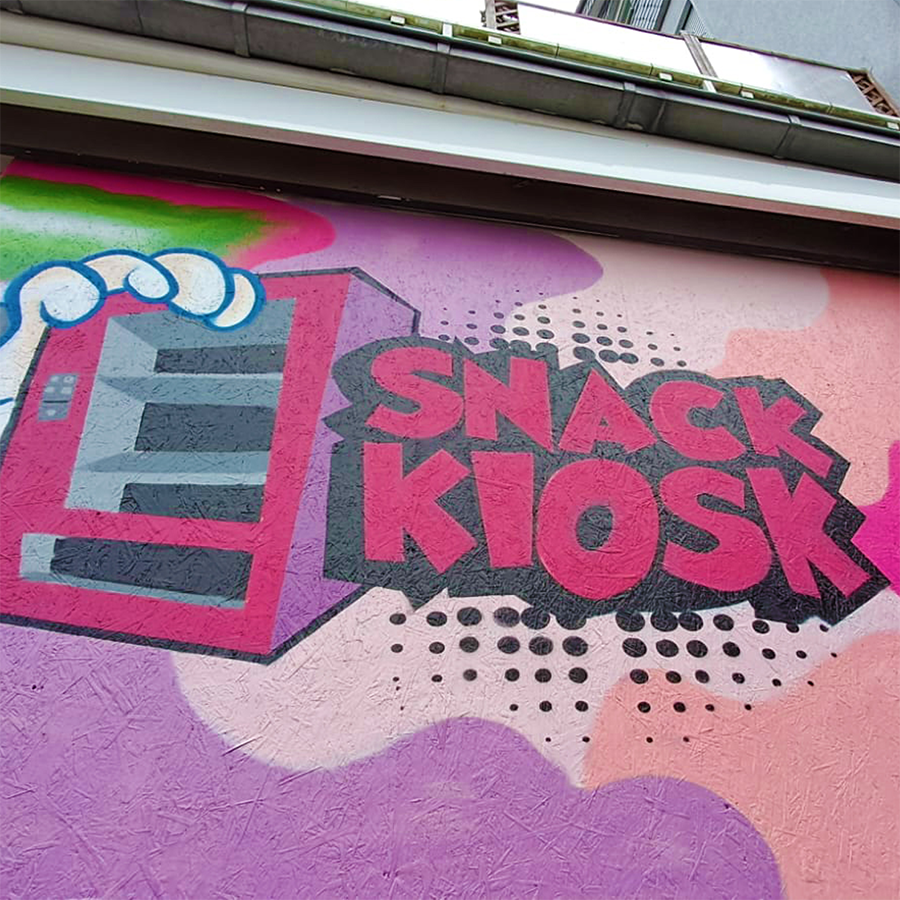 Logo Graffiti Snackkiosk Busbahnhof