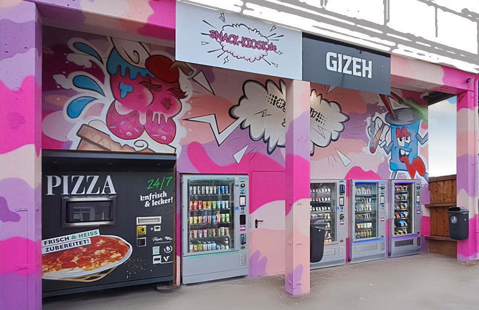 Graffitiprojekt Snackkiosk Busbahnhof Wadbröhl