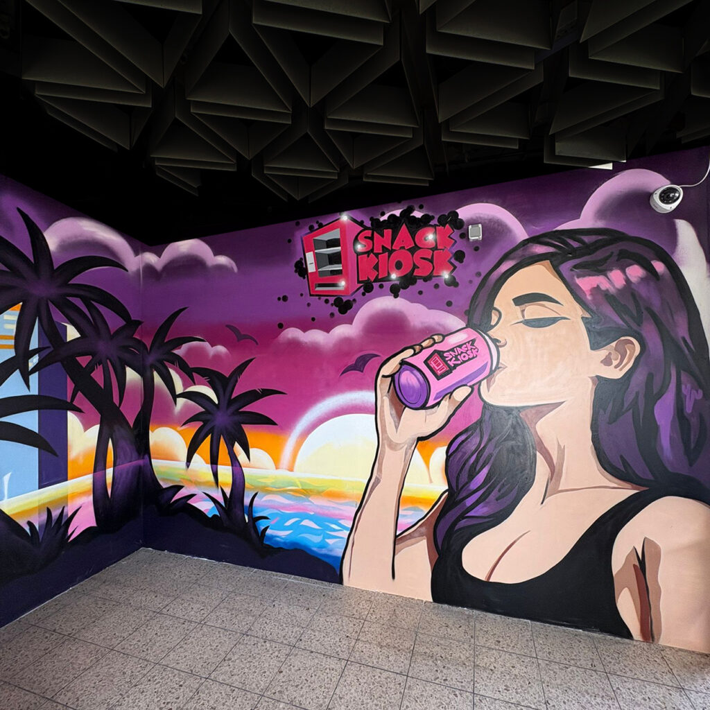 graffiti Snack-Kiosk_Frau