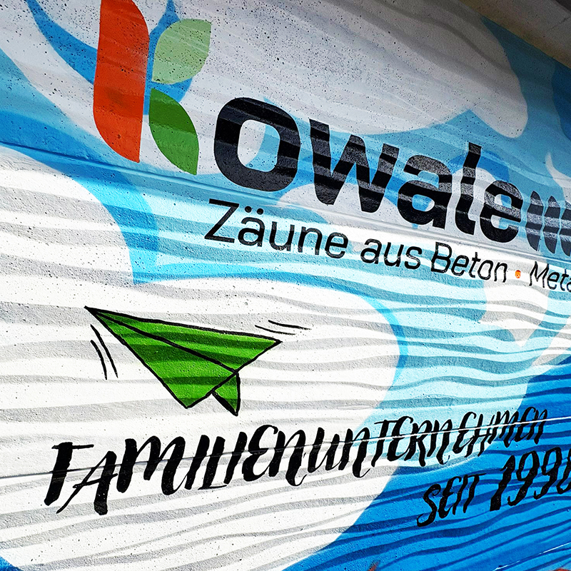 Graffiti Detailansicht des Logos